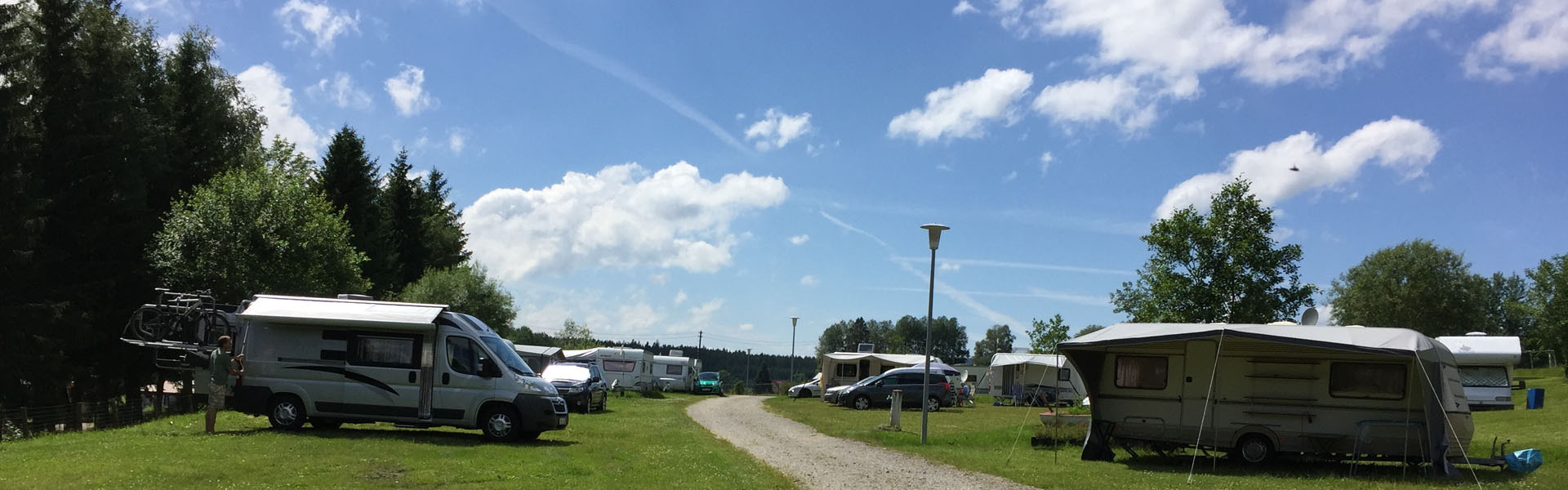 Stellplätze Campingplatz Kirnbergsee